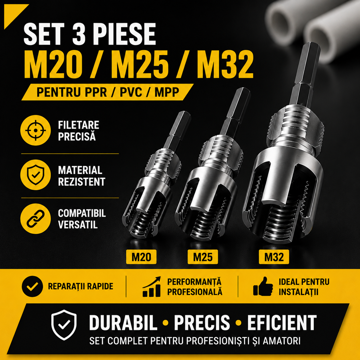 Set 3 Piese PVC