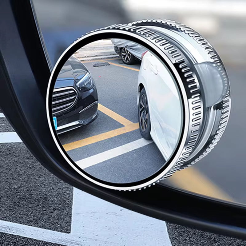 Pachet Oglindă Auto 360° + Aripioare Anti-Ploaie – Vizibilitate Maximă în Orice Vreme