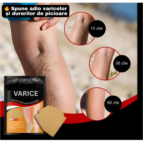 Plasturi pentru Varice & Dureri de Picioare™