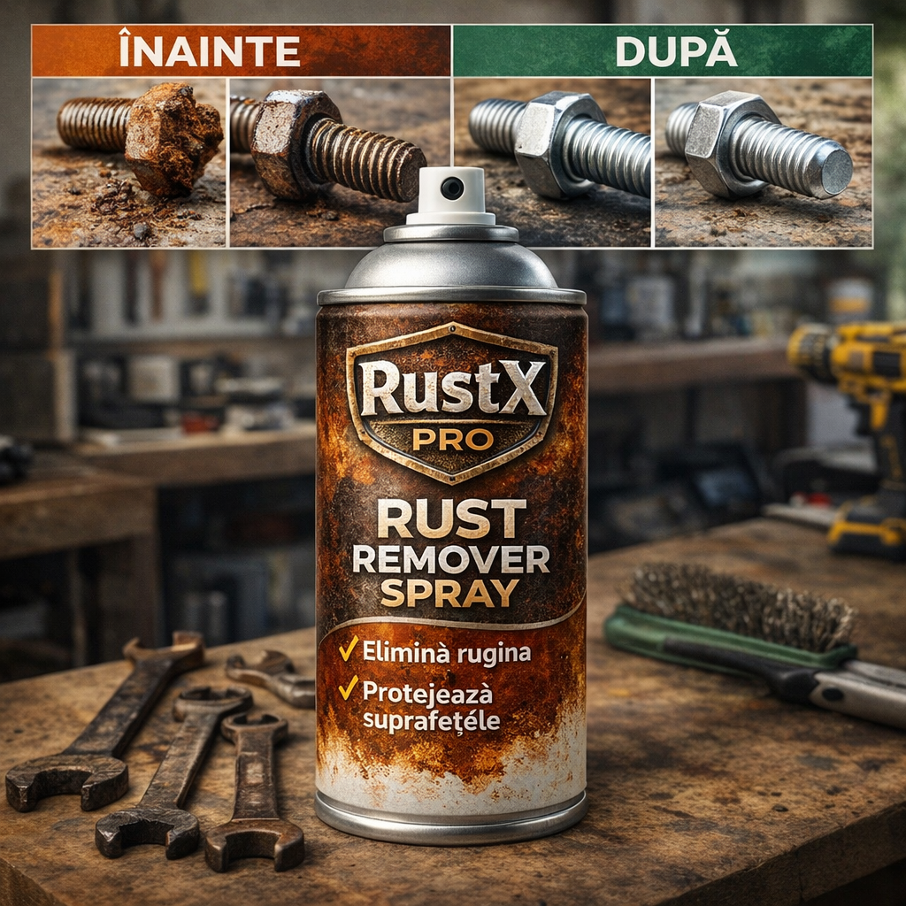 Spray pentru Îndepărtarea Ruginii – RustX PRO