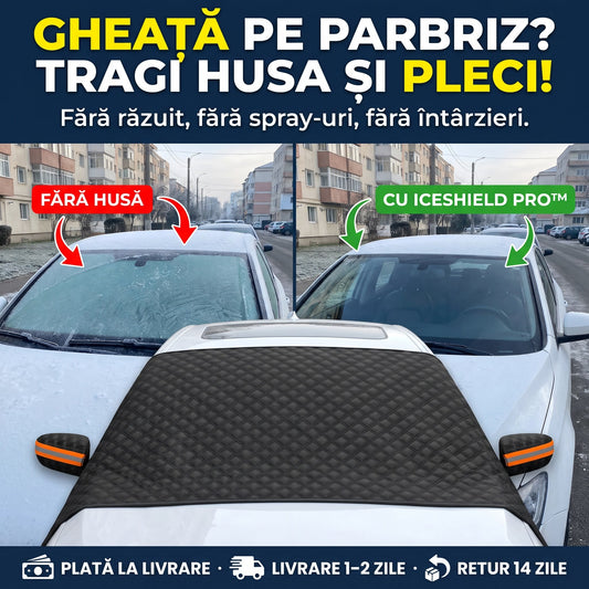 IceShield Pro™ - HUSĂ MAGNETICĂ ANTI-ÎNGHEȚ PENTRU PARBRIZ