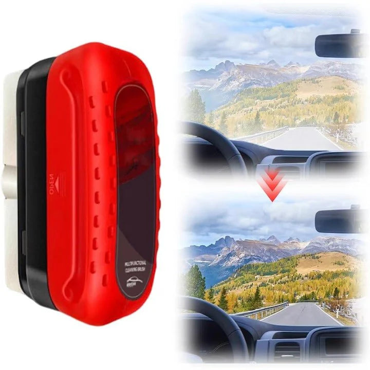 Burete Auto cu Soluție Integrată pentru Parbriz și Oglinzi – Vizibilitate Clară Instant