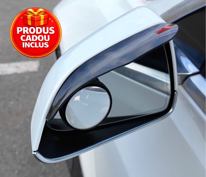 Set 2 Oglinzi Unghi Mort + 2 Protectii Anti-Ploaie [CADOU] 🎁