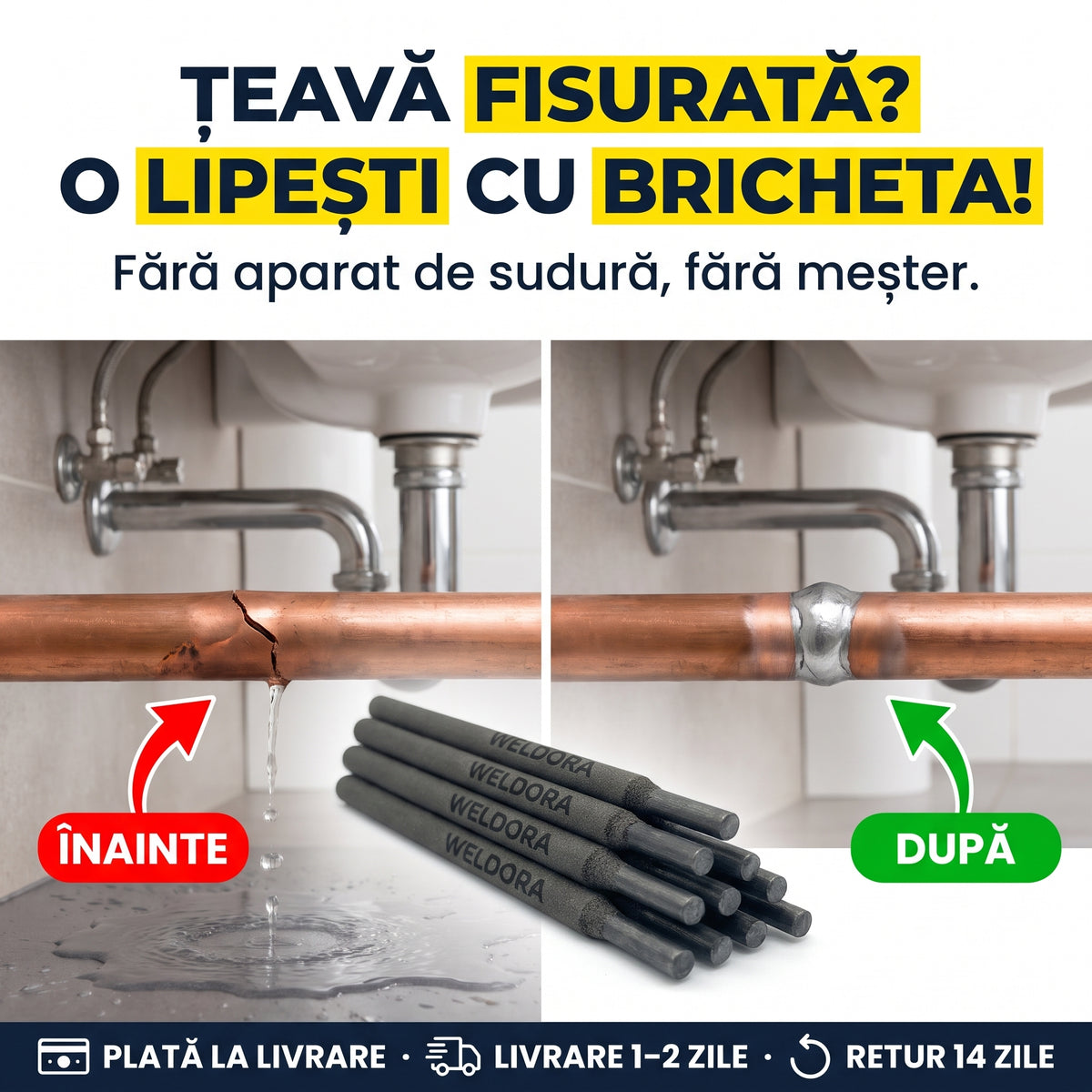 WELDORA™ – Kit pentru Lipirea Metalelor la Temperatură Joasă